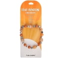 thumbnail image 2 of John Bead Handmade Natural Gemstone - Semi-Precious Stretch Bracelet Natural Peach in Orange Aventurine, 2 of 4