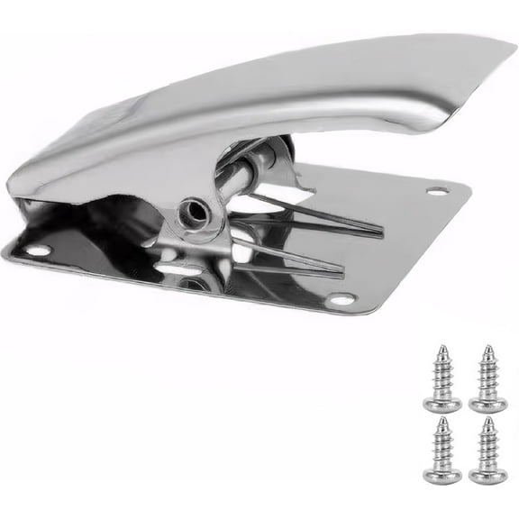 Fish Gripper Fish Fillet Clamp: Deep-Jaw Fish Holder for Caught Fish, Stainless Steel Fish Tail Clip with Mounting Screws for Cleaning Board-Fillet Board, Fish Grabber Tool