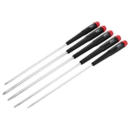 

Wiha 26192 Precision Long Slotted/phillips Screwdrivers - 5 Piece Set
