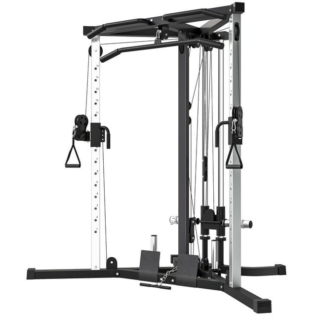 CoSoTower Multifunctional Home Gym Machine with Pull Up Bar, 15-Position Adjustable Strength Training Workout Station