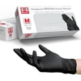 thumbnail image 2 of Black Nitrile Gloves 4MIL MEDIUM [Case of 1000], 2 of 3