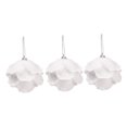 thumbnail image 1 of 2 piezas/3 piezas de adornos de bolas navideñas blancas, guirnalda para puerta, accesorios de espuma para Navidad 3 piezas de pétalos grandes, 1 of 8