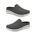 thumbnail image 2 of 1 Paire de Femmes Portative Style Mesh Couverture Cadeau Simples Diapositives Voyage Respirant Simple Conception Pantoufle Sandales Chaussures Gris Foncé Taille 43, 2 of 9