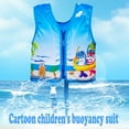 thumbnail image 2 of Gelikeya Toddler Swim Vest Life Jackets Cute Cartoon Dinosaur Floaties Buoyancy Swimwear Trainer Swimsuit Adjustable for Toddlers 30-50 lbs Blue 2-8 Years, 2 of 5