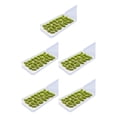 thumbnail image 2 of ZheElen 25x Simulation Cluster Green Grass for Train Scenery Decor Accessory Model Landscape Yellow Green 6mm 5Set, 2 of 6