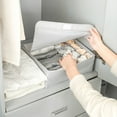 thumbnail image 3 of EIMELI Washable Oxford Cloth Container Underwear Socks Dormitory Storage Box with Lid, 3 of 9
