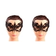 thumbnail image 2 of Minnieouse Gargantilla de vampiro cubre pieza facial para Cosplay costumbres exóticas para fiesta M022 M022 2piezas Minnieouse CBP201218, 2 of 5