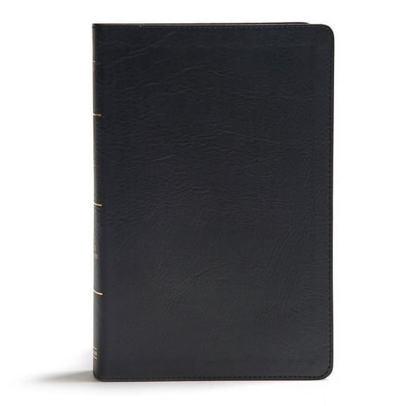 B & H Publishing 136444 KJV Giant Print Reference Bible, Black Leather Touch