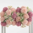 thumbnail image 4 of geerera Artificial Flowers Chrysanthemum Ball Flowers Bouquet， Fake Mums Flowers, Silk Flowers, for Spring Home Decor Indoor Floral Arrangement Table Centerpiece, 4 of 5