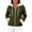 Army Green, variant on Wutalume Women's Casual Fashion Long Sleeved Zip Up Fleece Hooded Cardigan, Soft and Warm Outerwear for Relaxed Style and Winter Layering,Army Green L