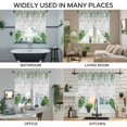 thumbnail image 3 of St. Patrick's Swag Valances for Windows 2 Pack, Kitchen Window Curtains 36 Inch Length, Luck Shamrock Eucalyptus Leaves Flowers Grey Wooden Privacy Swag Curtains for Living Room/Bathroom 36"x36", 3 of 8