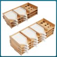 thumbnail image 4 of Herramientas de pintura de diamantes de madera Bandeja de almacenamiento Estante multicapa de bricolaje FleinngHoz JD711084062, 4 of 7