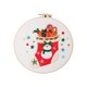 thumbnail image 5 of Kit de inicio de bordado navideño Gloria Aro de 20 cm de diámetro, 5 of 9