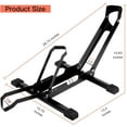 thumbnail image 4 of Cyfie Adjustable Bike Floor Parking Rack Home Garage Bike Storage Stand, Indoor Outdoor Bicycle Floor Holder Stands for 20"-29"  Bike/Mountain Bike /Road Bikes, Max Tire width is 3.5", 4 of 9