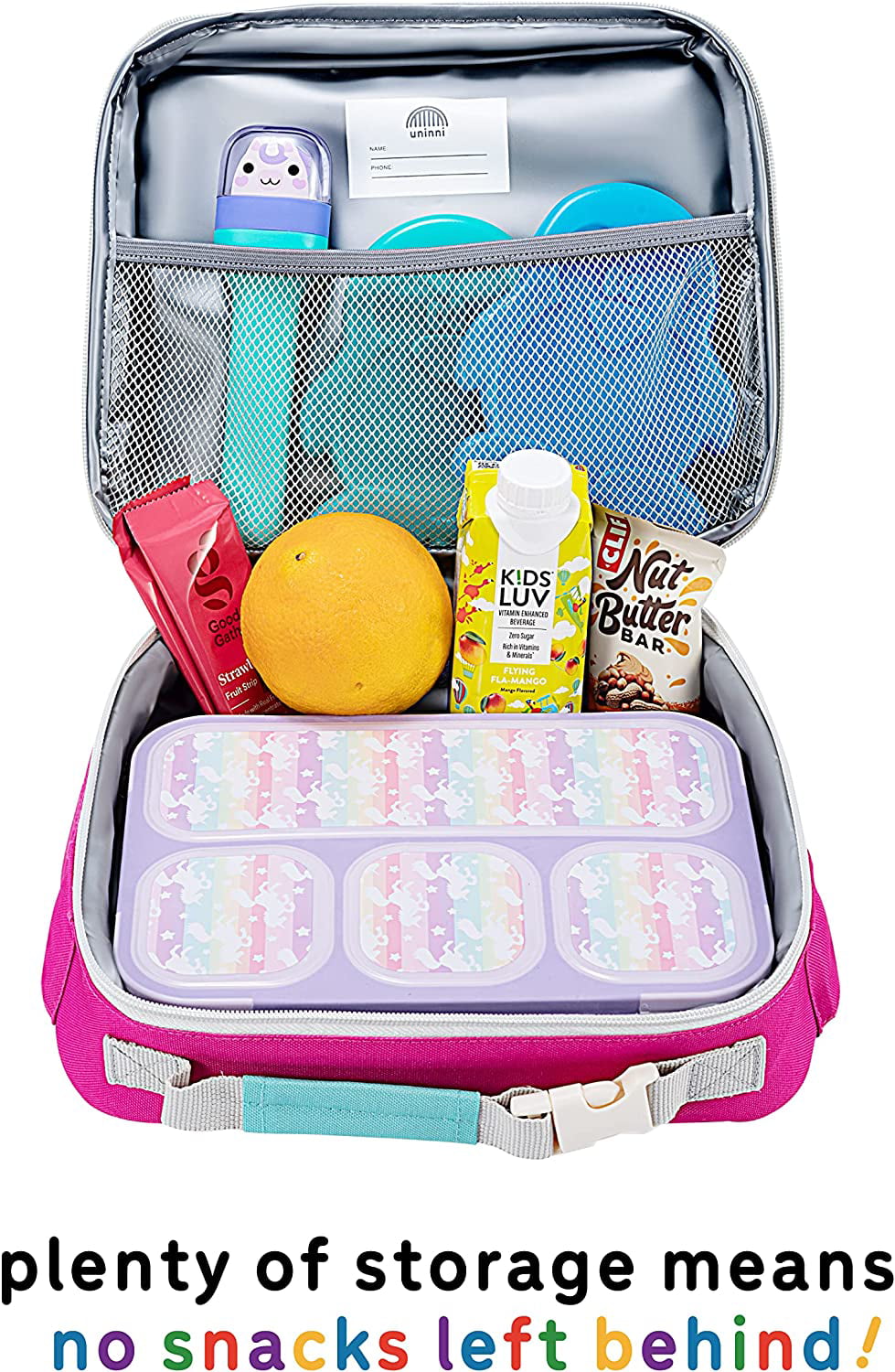 Lunch Bags Kids by Snack Attack Insulated Lunch Boxes Bag Girls Boys, –