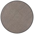 thumbnail image 2 of Safavieh Martha Stewart Natural Fiber Cyan Bordered Area Rug, Natural/Dark Gray, 6' x 6' Round, 2 of 10