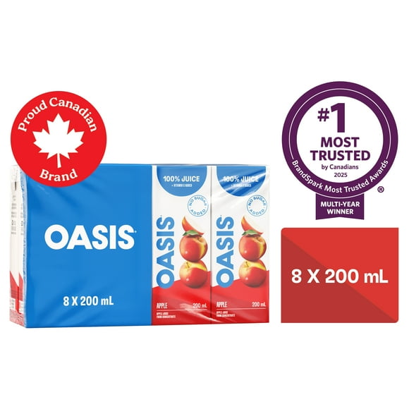 Apple Juice Boxes, 8 x 200 ML