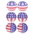 thumbnail image 4 of LEEYNEER 6 Pcs American Flag Lantern Decorations Fairy Lights Battery Operated Mini Lanterns Paper, 4 of 8