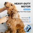 thumbnail image 5 of Dog Clippers for Grooming for Thick Heavy Coats, Low Noise Dog Grooming Clippers Supplies Kit Rechargeable Stainless Steel Hair Trimmer with Ceramic Blade for Dogs Cats Pet, 5 of 5