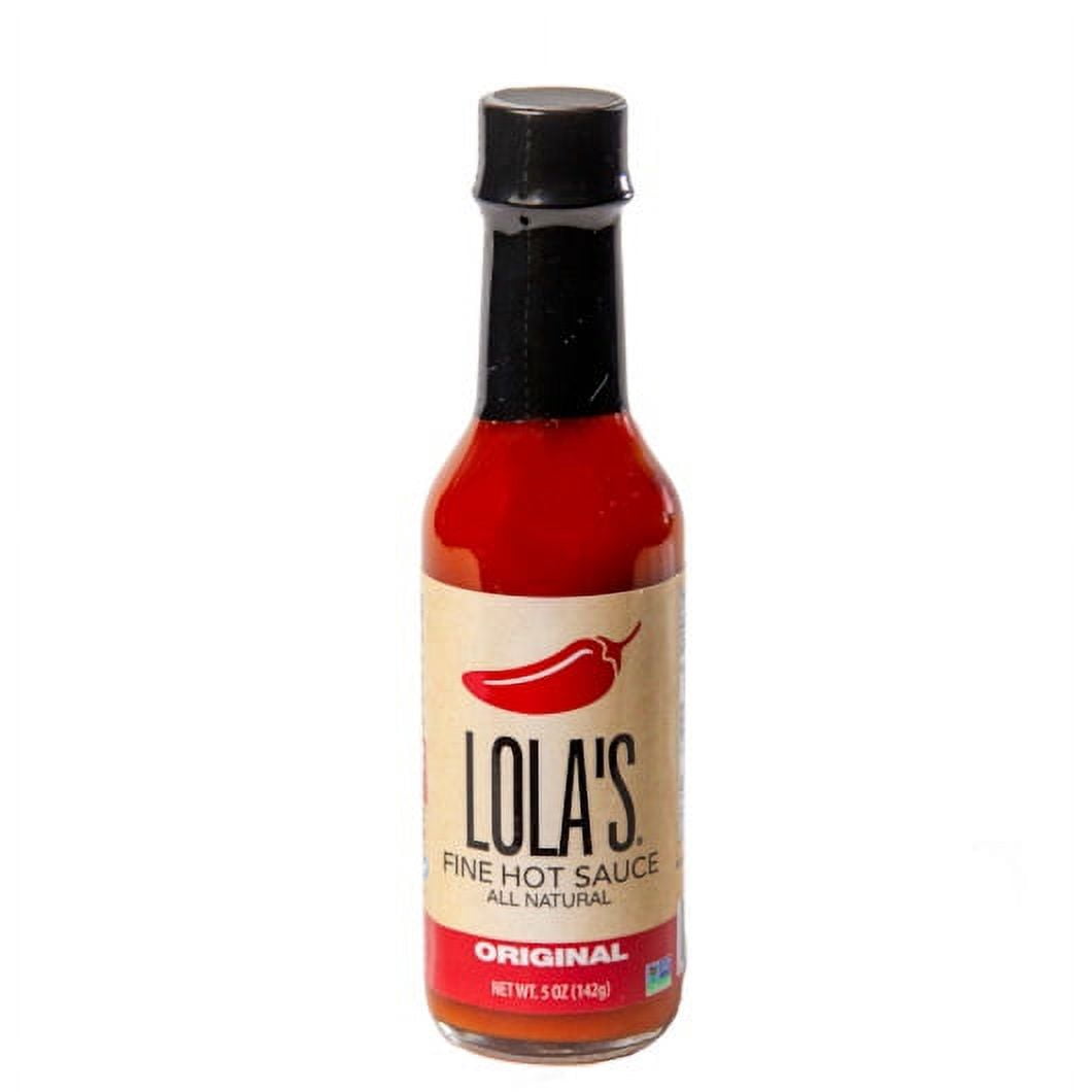 Lola's Original All Natural Fine Hot Sauce, 5 oz [Pack of 12]