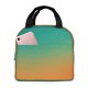 thumbnail image 1 of Easygdp Orange To Teal Gradient1 Bolsa Térmica Premium - Tela Oxford Impermeable, Gran Capacidad, Bolsillo Frontal, Unisex para Trabajo, Escuela, Actividades al Aire Libre y Picnics, 1 of 8