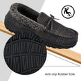 thumbnail image 5 of ​festooning Mens Slippers Mens Memory Foam House Slippers Indoor Outdoor Bedroom Shoes Coffee 8, 5 of 6
