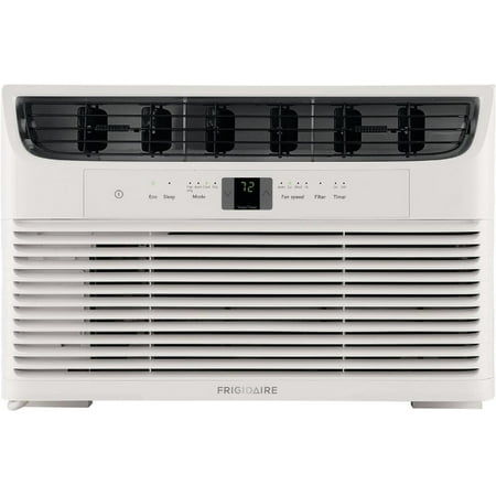 Frigidaire FFRA102WA1 19" Window-Mounted Air Conditioner with 10000 BTU Cooling Capacity; Effortless Temperature Control; Sleep Mode and Remote Control in White