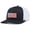 Navy/White, variant on Mens Beer Pong American Flag Funny Red Party Cup Flag Patch Mesh Back Trucker Hat Baseball Cap, Heather Grey/Black