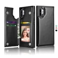thumbnail image 1 of Galaxy Note 10 + 5G Wallet Card Holder Case, Galaxy Note 10 + 5G Leather Case, Njjex Leather Flip Wallet Card Holder Case Cover for Samsung Galaxy Note 10 + 5G 6.8", Black, 1 of 10