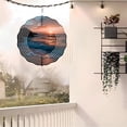 thumbnail image 4 of Serene Metal Hanging Wind Spinners - Concentric Wave Design for Tranquil Yard & Garden Decor - Perfect for Nature Lovers, 4 of 6
