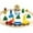 B, variant on Wooden Train Track Insertion Rail Set Educational Montessori Toy for Kids Early Learning and Development