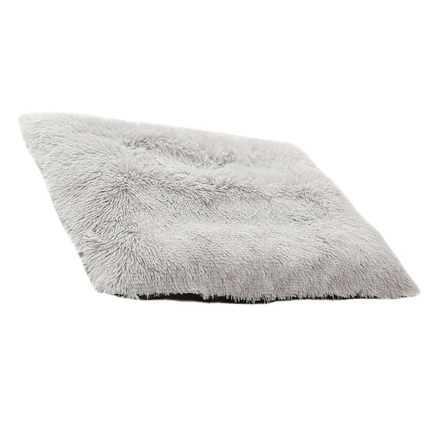 Cojín Lavable para Mascotas, Cama para Perros, Antideslizante con Funda Extraíble con Cremallera, Cómoda Alfombrilla para Perros Y para Perros P , gris claro S Yinane Manta de gato