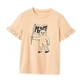 thumbnail image 3 of Camiseta para mujer verano clásico cuello redondo camiseta para viajes mochilero viaje de oficina S, 3 of 7