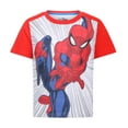 thumbnail image 2 of Marvel Spider-Man Short Sleeve T-Shirt (Boys), 4 Pack, Sizes 2T-7, 2 of 7