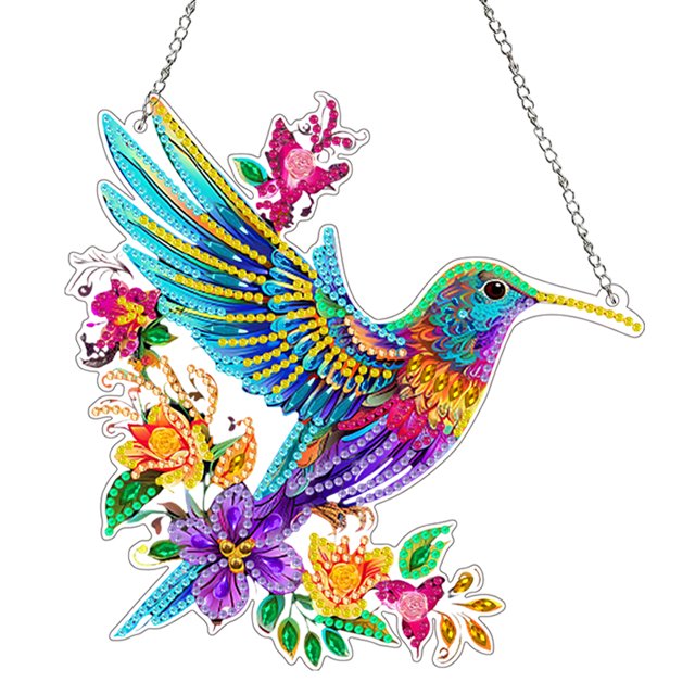 Kits Arte Diamantes Cgtredaw colgantes Libélula Mariposa Colibrí Acrílico para principiantes