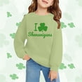 thumbnail image 4 of Mercatoo Girl Boy St 𝐏atricks Day Shirt Kids Sweatshirts Shamroc𝐤 Long Sleeve Pullover Saint Outfit Youth Funny Junior Hoodie, 4 of 6