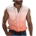 thumbnail image 2 of Njagoc3 Mens Denim Sleeveless Shirt, Lightweight, Durable for Summer Outdoor Work & Casual Gatherings, 2 of 6