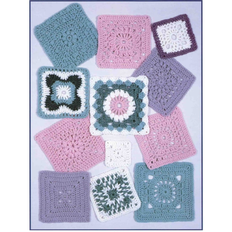 Leisure Arts 99 Granny Squares Crochet Book