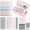 Pink, variant on Clearance! School Stationery Set, School Supplies Kit, 44 Piece, with Pencil Case, Large Capacity Pencil Box, Back to School, Blue