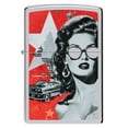 thumbnail image 2 of Zippo Glam Glasses Design High Polish Chrome Pocket Lighter, 2 of 6
