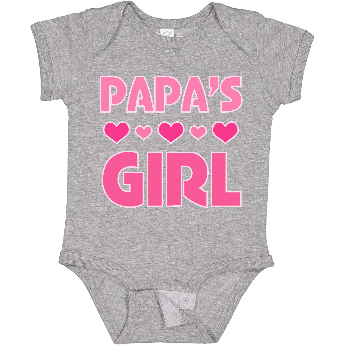 Inktastic Papas Girl Granddaughter Girls Baby Bodysuit
