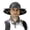 Dark Gray, variant on CHENge Khaki Camo Dual Solar Fan Sun Hat, Rechargeable Cooling Bucket Hat with Wide Brim for Fishing Hiking Gardening Outdoor Work