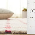 thumbnail image 3 of SAFAVIEH Montauk Bevin Checkered Runner Rug, Ivory/Red, 2'3" x 8', 3 of 6