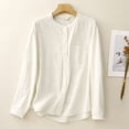 thumbnail image 2 of EDFBUYKRS Women’S Fold Over off Shoulder Top with Long Sleeves, Sizes M, 2 of 3