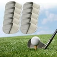 thumbnail image 4 of Golf Head Covers PU Portable Protector for Athlete Travel Golf Iron Golf Training Gray Large, 4 of 9