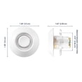 thumbnail image 3 of Heath Zenith Heath Zenith White Metal Wired Lighted Push Button Doorbell, 3 of 7