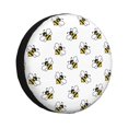 thumbnail image 1 of Fotbe Bee Funda de Llanta de Repuesto con Estampado, Engrosada, Ajuste Universal para Jeep, Remolque, RV, SUV, Camión-14 inch, 1 of 6