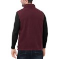 thumbnail image 3 of Off Road Ventures Men Fleece Vest Lightweight Winter Warm Casual Golf Sleeveless Jacket for Outdoor Running, 3 of 8