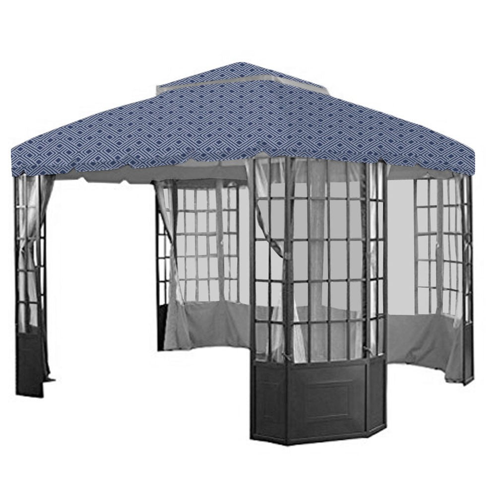 Garden Winds Replacement Canopy Top Cover for the Bay Window Gazebo