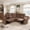 Brown|5 Seat, variant on Aukfa 3-Piece Recliner Sofa Set, 5 Seat Sectional Couch with Cup Holders&Storage Console, Corduroy, Gray